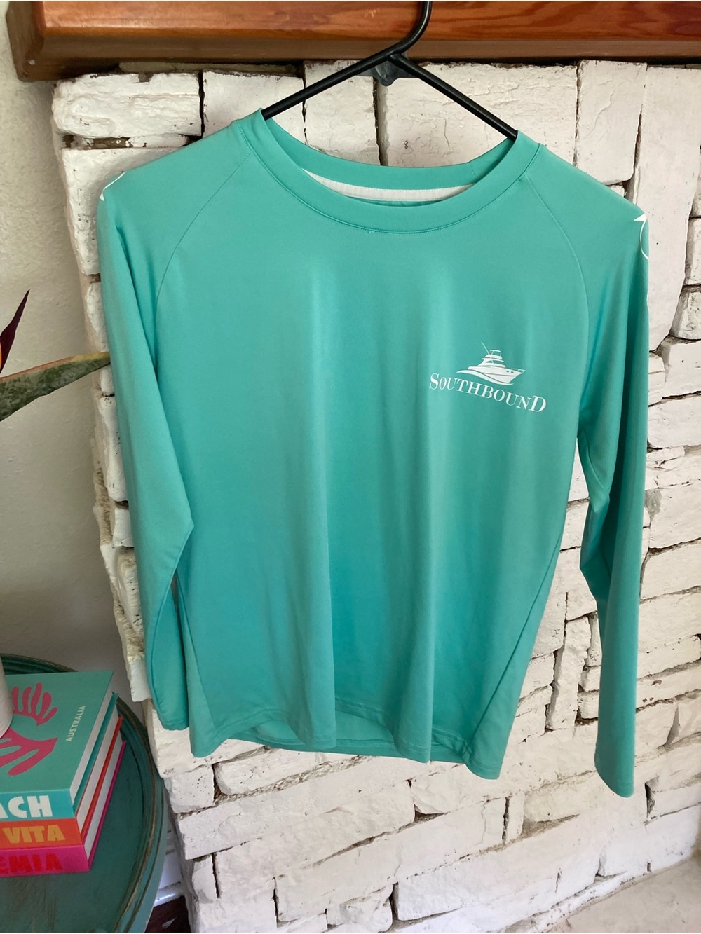 Kids' Long-Sleeve Swim Shirt — Teal